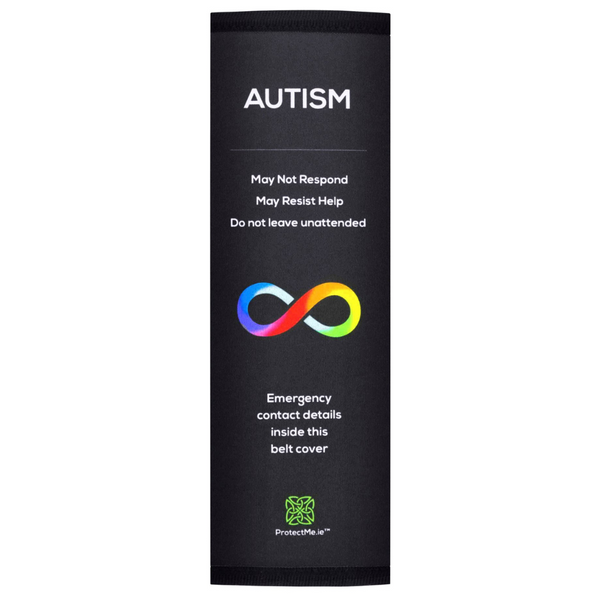 Autism Protect Me Seatbelt Cover With Emergency Support