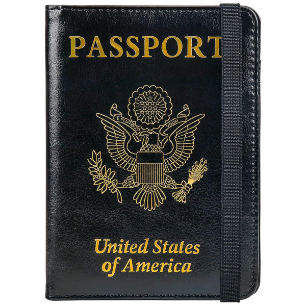 Rfid PU Leather Passport Wallet (Various)