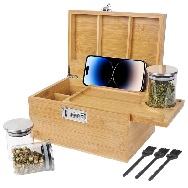 Large Storage Box With Removable Slide-Out Tray