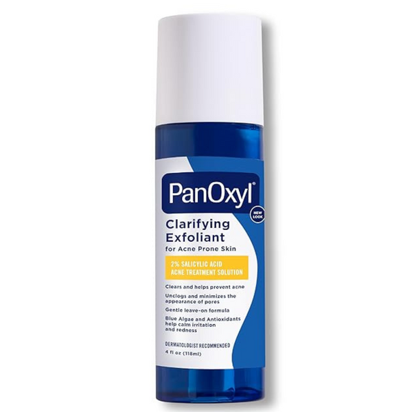 4 Fl Oz PanOxyl Clarifying Exfoliant With 2% Salicylic Acid For Acne Prone Skin