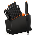 15-Piece High Carbon German Stainless Steel Knife Block Set