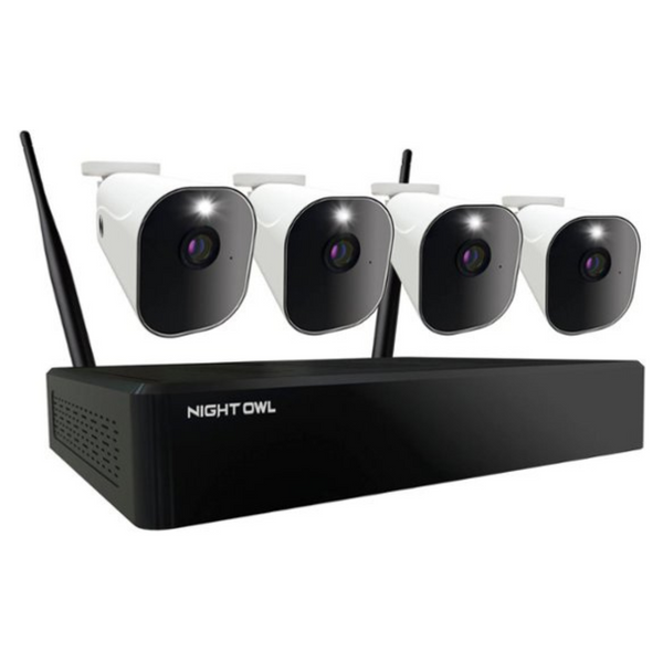 Night Owl 10 Channel 4 Camera Wire Free 1080p 1TB NVR Security System