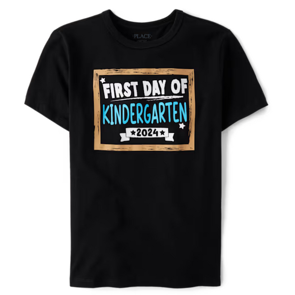 The Childrens Place Boys First Day Of Kindergarten Graphic Tee