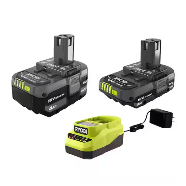 RYOBI ONE+ 18V Lithium-Ion Starter Kit