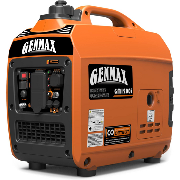 Genmax 1200W Ultra-Quiet Gas Engine Portable Generator