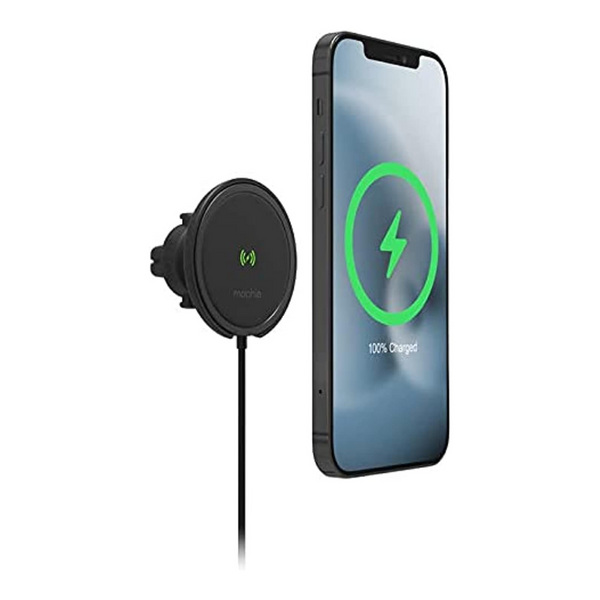 mophie Snap+ 15W Wireless Charging Car Vent Mount With MagSafe