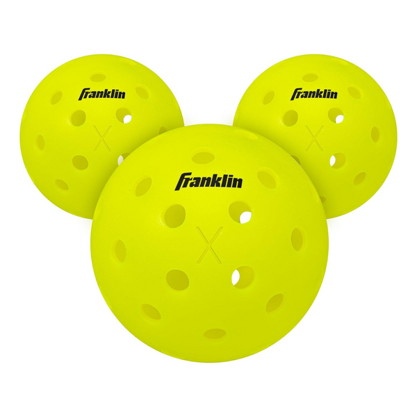 3-Pack Franklin X-40 Sports Outdoor Pickleballs