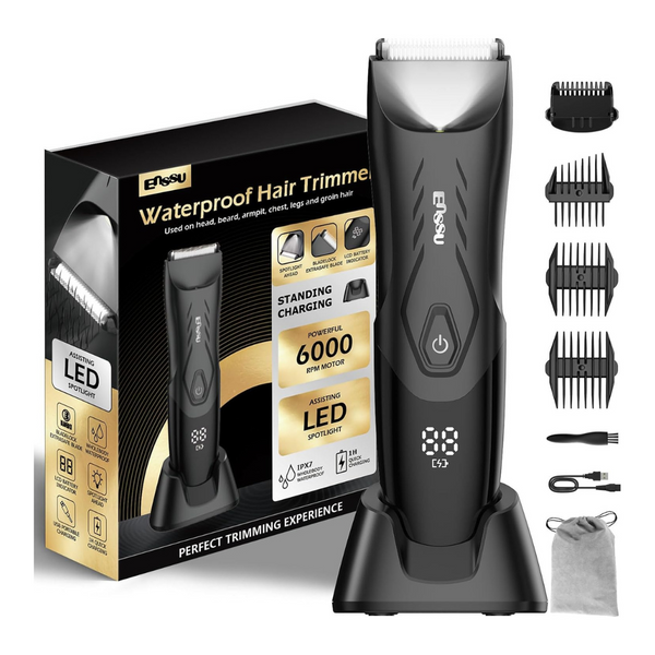 ENSSU Hair Trimmer for Men With Safe Blade & LED Display