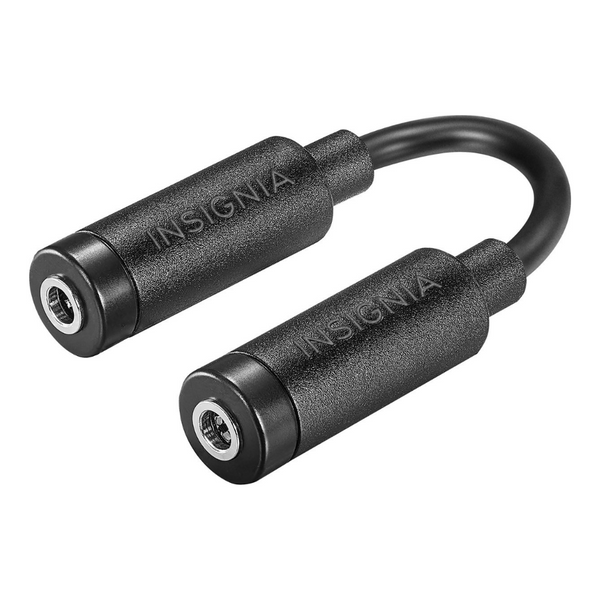 Insignia 4" Female-To-Female 3.5mm Coupler