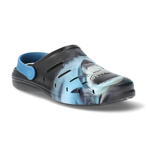 Rugged Shark Men's Shark Week Clog Sandals