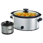 Bella 5-qt. Stainless Steel Slow Cooker With Dipper