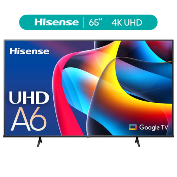 Hisense 65A6N 65" 4K Ultra HD Smart Google TV (2024 Model)