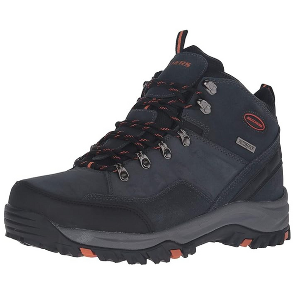 Skechers Men's Relaxed Fit Lace Up Waterproof Hiking Boot