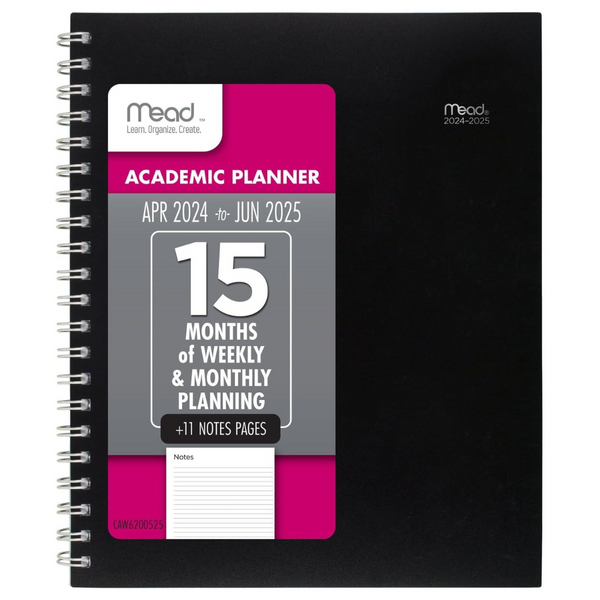 Mead 2024-2025 Academic 8-1/2" x 11" Planner