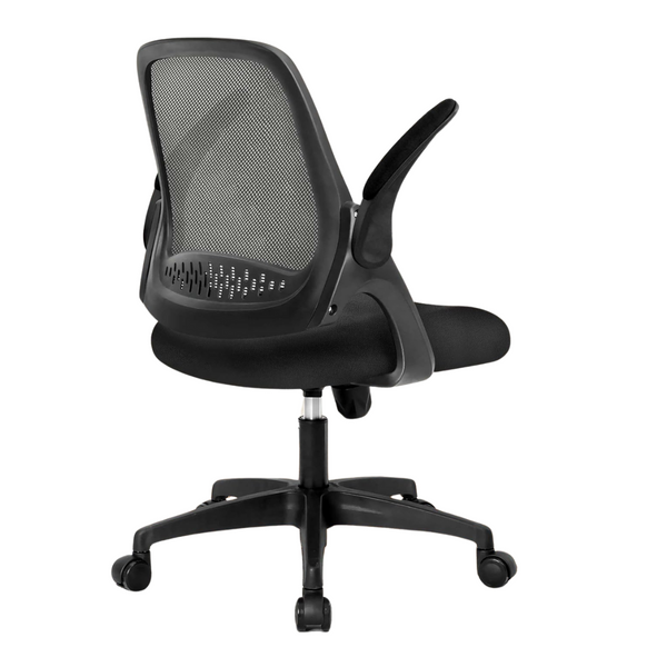 Ergonomic Lumbar Back Support Flip-Up Padded Adjustable Gaming Chair