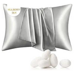 ChiXpace Mulberry Silk Pillow Case With Hidden Zipper (20" x 26")