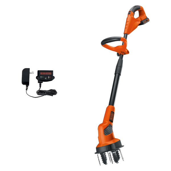 Black+Decker LGC120 20V Cordless Cultivator/Tiller With Battery & Charger