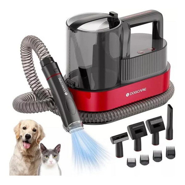 Dogcare 6-In-1 Dog Modern Grooming Kit With Vacuum