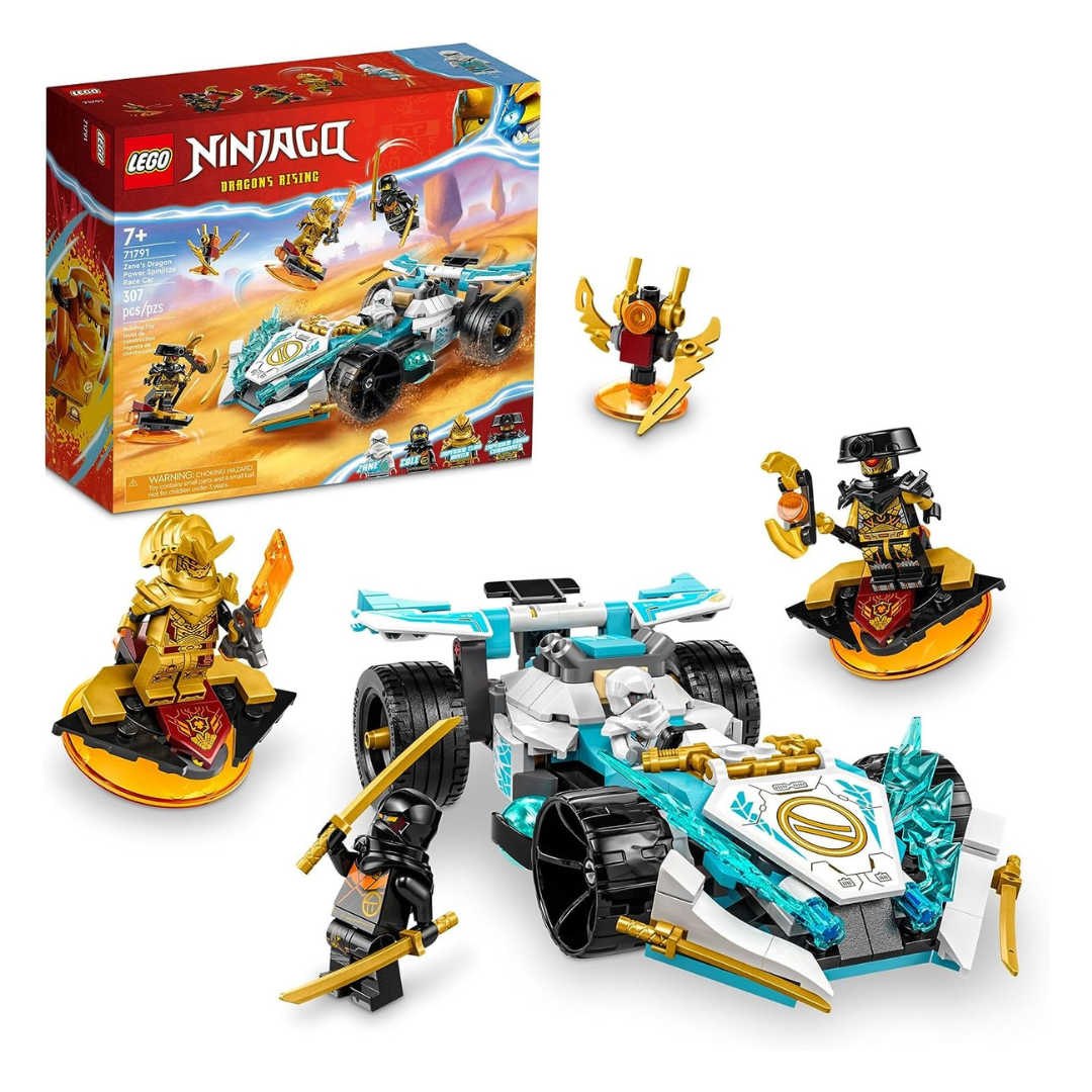 LEGO Ninjago 71791 Zane's Dragon Spinjitzu Race Car Building Toy Set