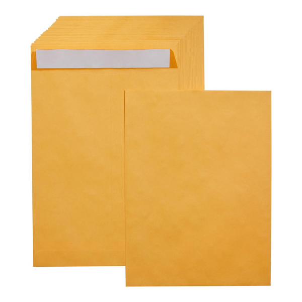 100-Pack Amazon Basics Peel & Seal 9x12" Mailing Envelopes