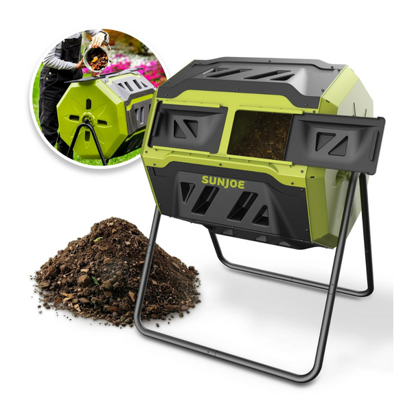 Sun Joe SJ-CMPS1 All-Season Outdoor Tumbling Composter