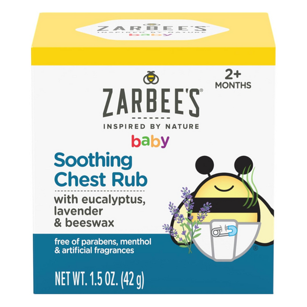 Zarbee's Naturals Baby Soothing Chest Rub With Eucalyptus 1.5 Oz