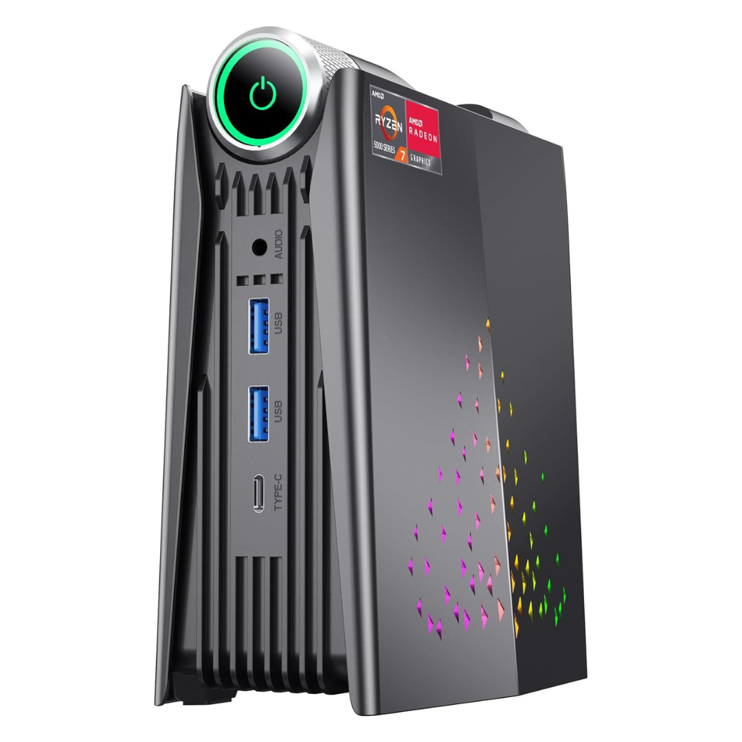 Kamrui AMR5 Mini Desktop (Ryzen 7 5700U / 32GB RAM / 512GB SSD)