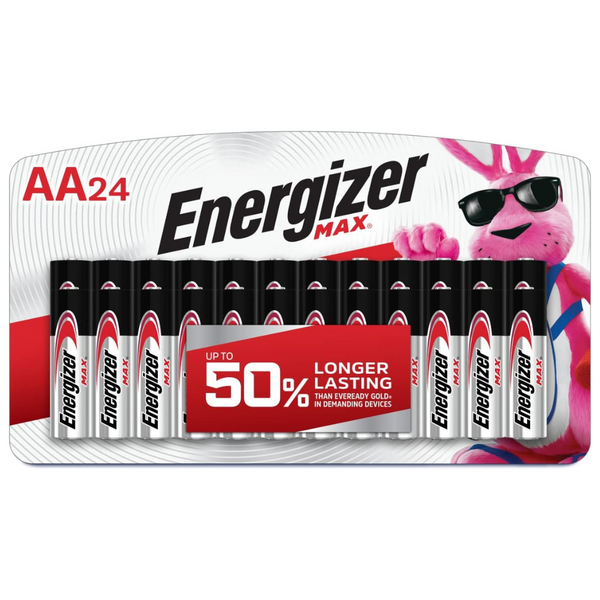 24-Count Energizer Max AA Alkaline Batteries