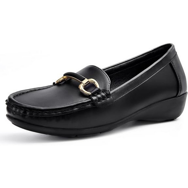 Cestfini Women's Casual Slip On Leather Loafers