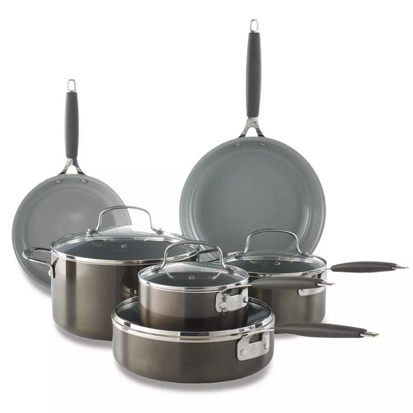 Food Network 10-Pc. Nonstick Ceramic Cookware Set