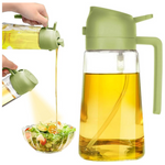 2-In-1 Glass 470Ml Olive Oil Dispenser Bottle