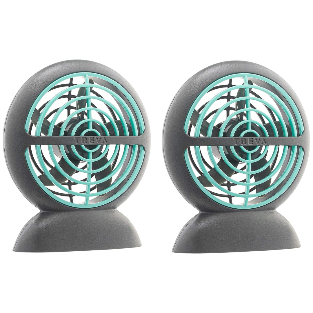 2 Pack Rechargeable Battery Small Fans