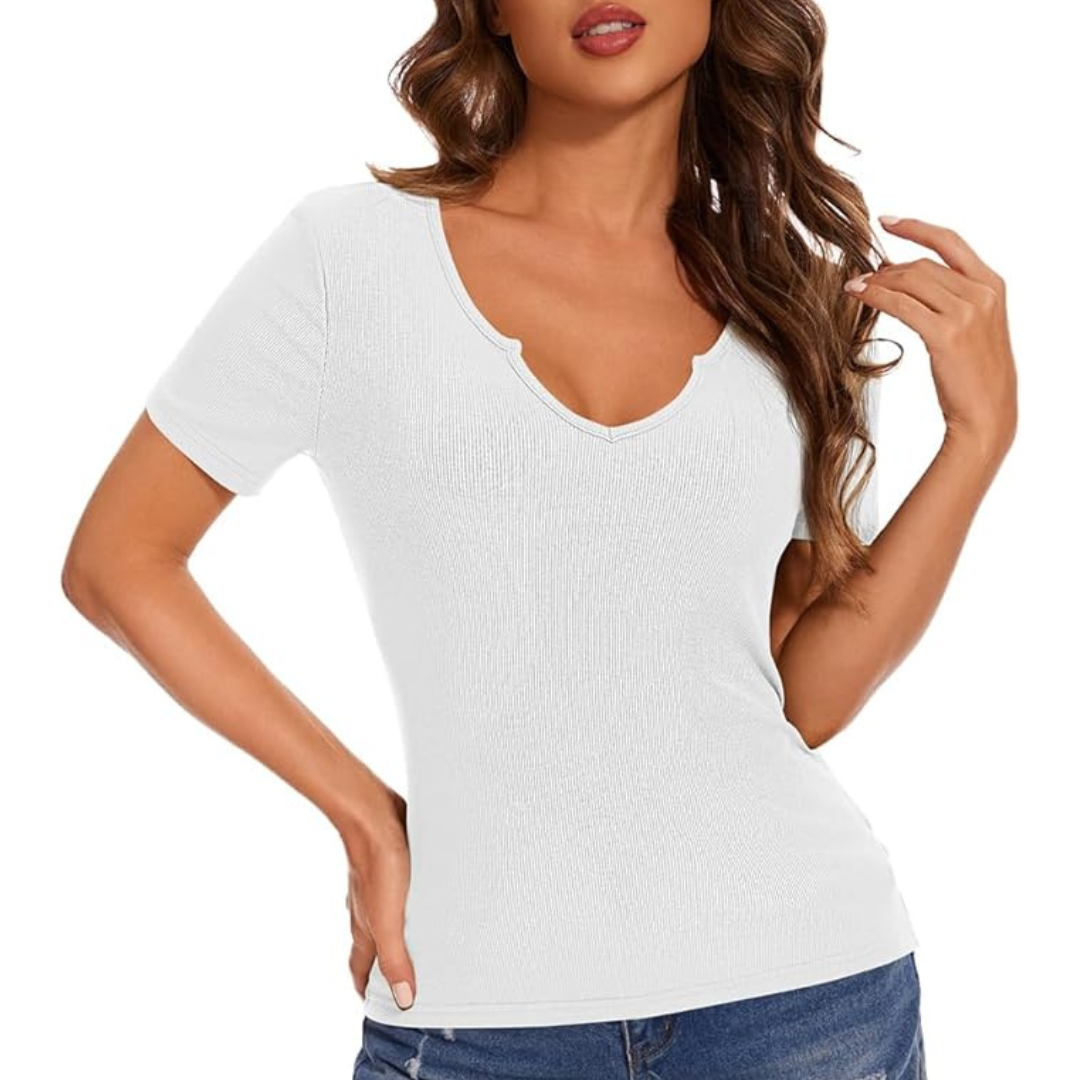 Women's Deep V Neck Summer Tops (Various)