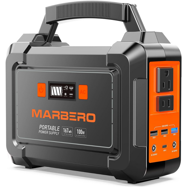 Marbero 200W Solar Portable Power Station