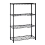 BestOffice 4 Shelf Unit Garage NSF Wire Shelf Metal Storage Shelves