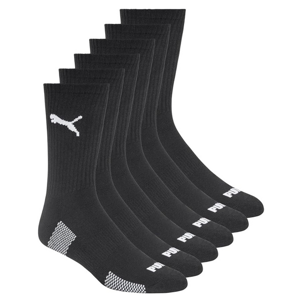 6-Pack PUMA Men's Crew Socks