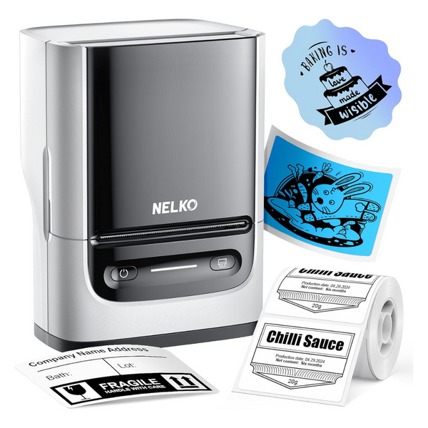 Nelko PM220 Portable Thermal Bluetooth Label Printer