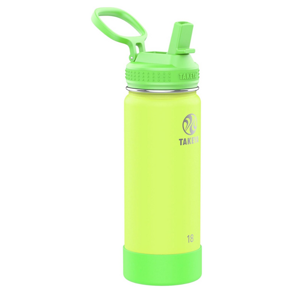 Takeya Actives Kids 18 Oz Glow In The Dark Insulated Water Bottle