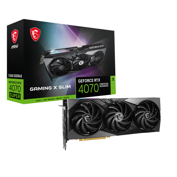 MSI Gaming GeForce RTX 4070 SUPER 12GB GDDR6X ATX Video Card