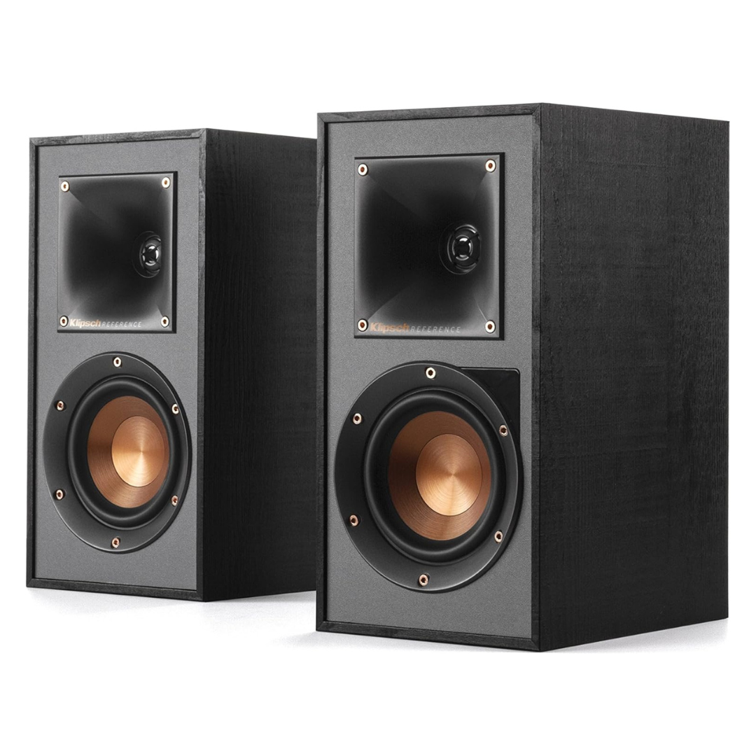 Klipsch R-41PM 2-Way Powered Bluetooth Bookshelf Speakers (Pair)