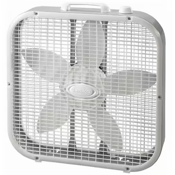 Lasko 20" Air Circulating Box Fan (White)