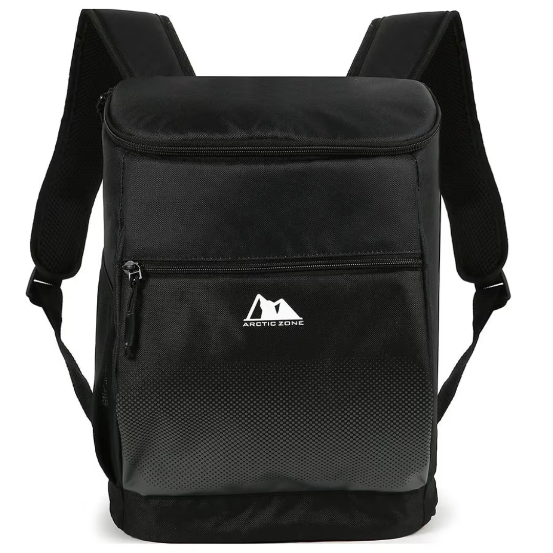 Arctic Zone 18-Can Backpack Cooler (Black)