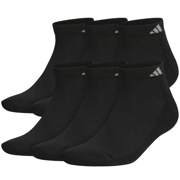 6-Pairs adidas Men's Athletic Cushioned Low Cut Socks