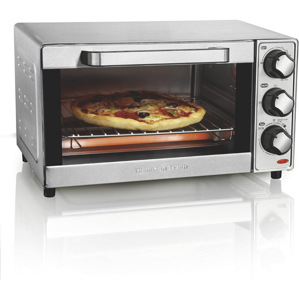 Hamilton Beach Stainless Steel Countertop Toaster Oven & Pizza Maker