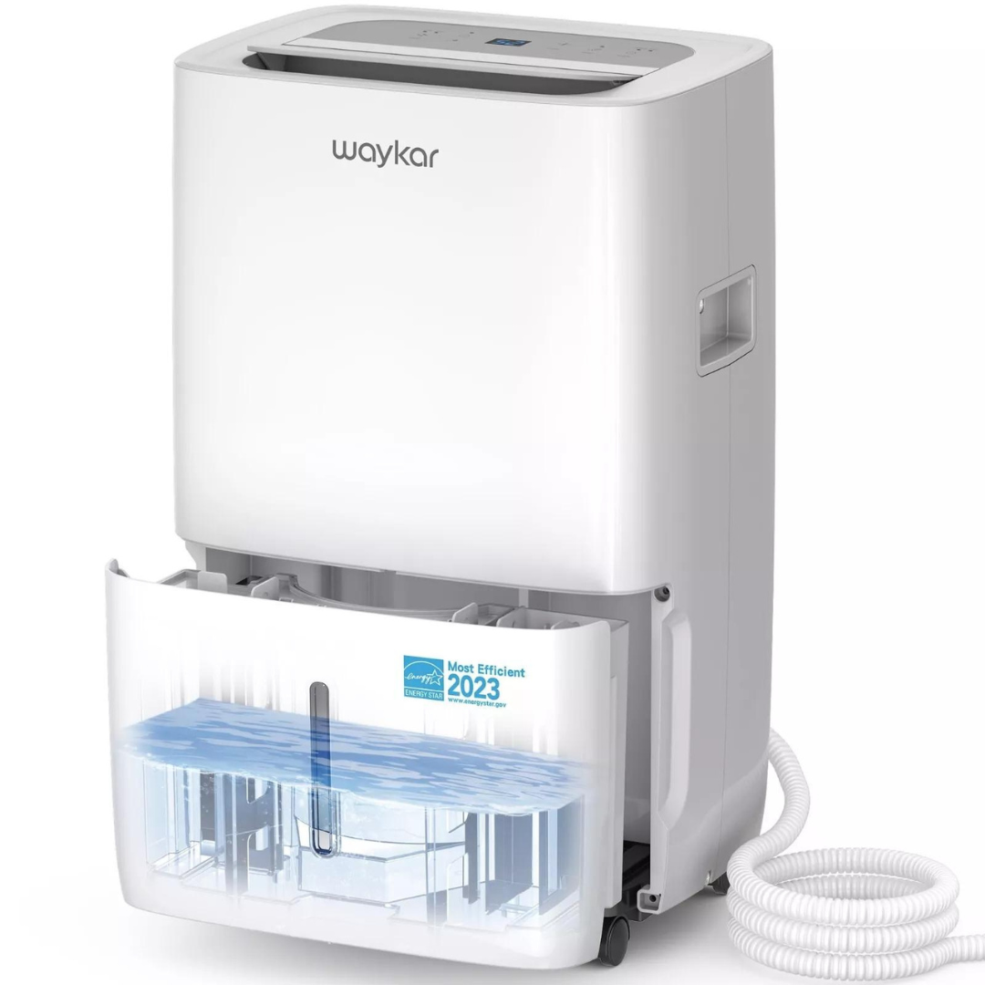 Waykar 80 Pints Energy Star Dehumidifier With Drain Hose