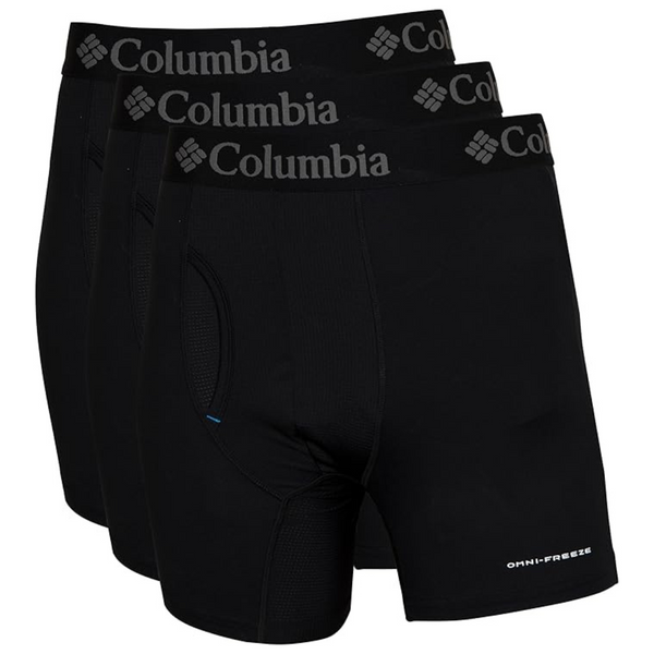 3-Pack Columbia Men's Omni Freeze Zero Boxer Brief (2 Colors)