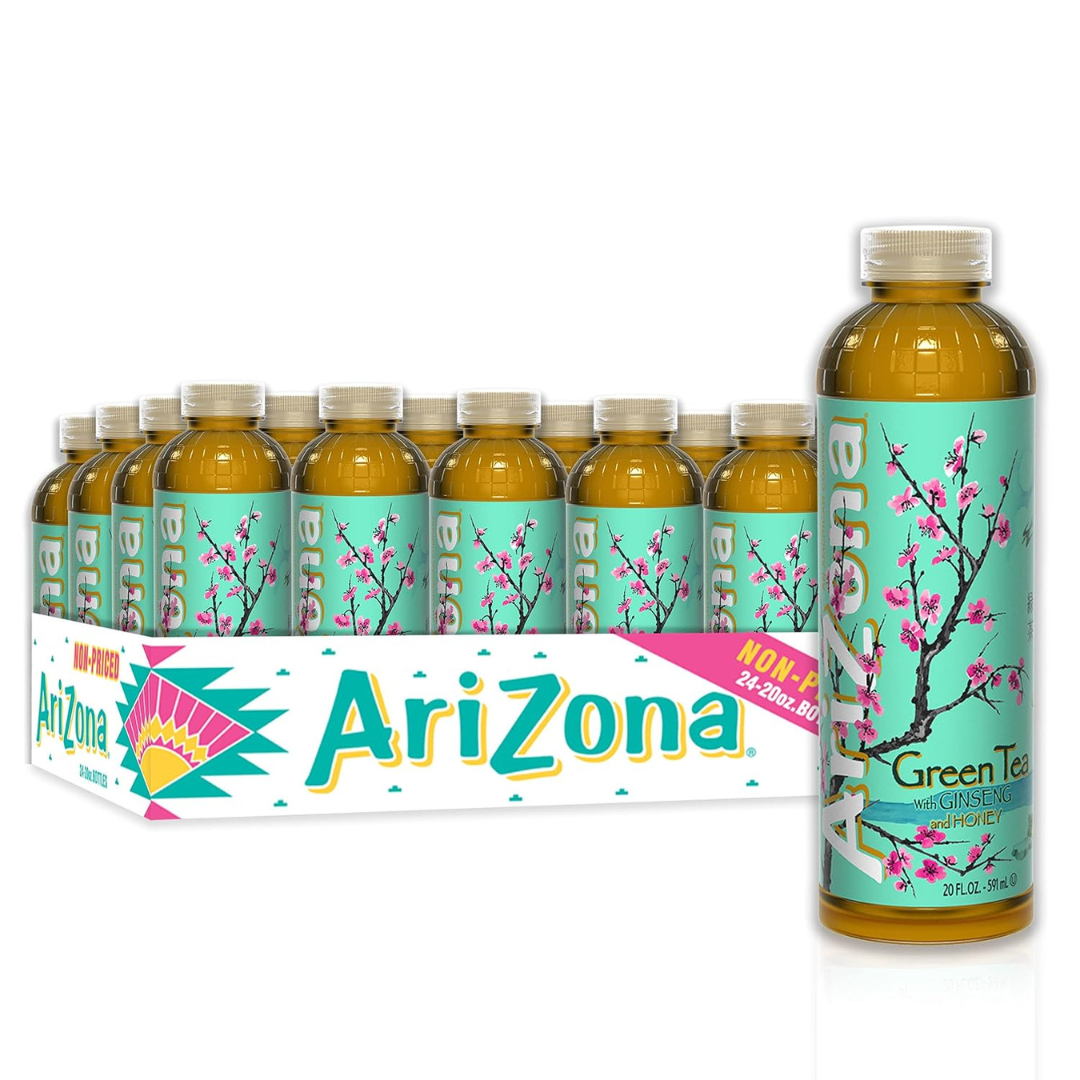 24 Pack Of Arizona Green Tea With Ginseng And Honey