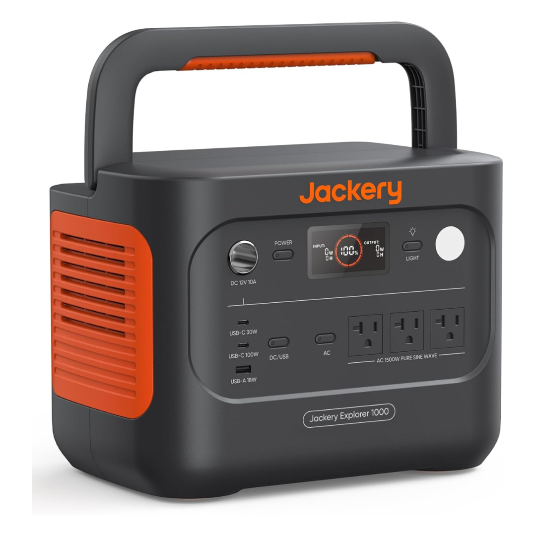 Jackery Explorer 1000 V2 1070Wh LiFePO4 Portable Power Station