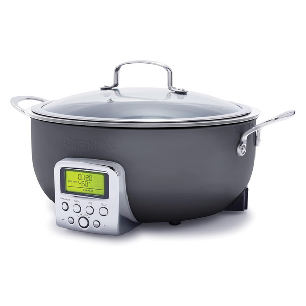 GreenPan Elite Essential Smart Electric 6QT Skillet Pot