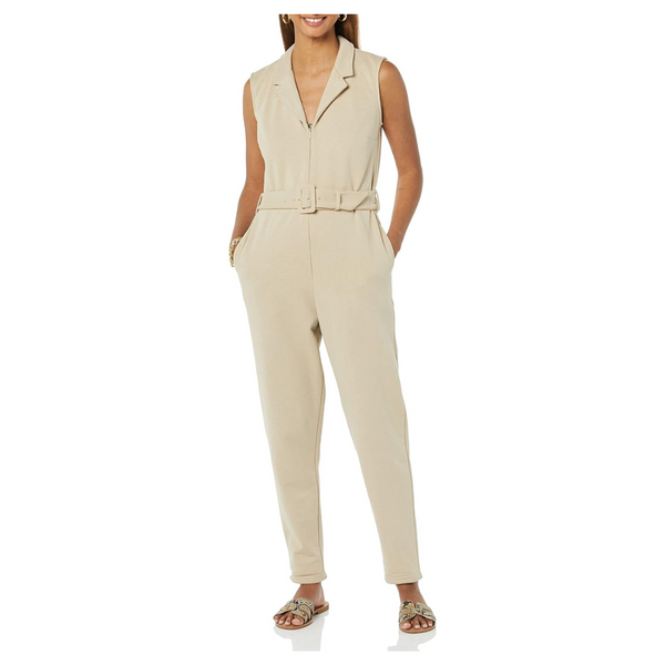 Terea Women's Aria Collared Zip Front Jumpsuit